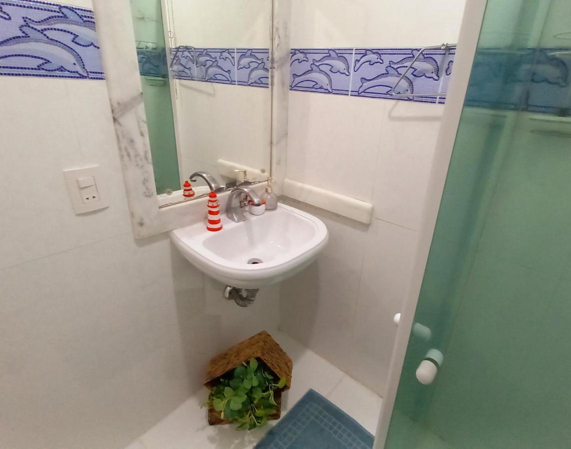Apartamento Guaruja, Praia Asturias Aconchegante Appartement Buitenkant foto