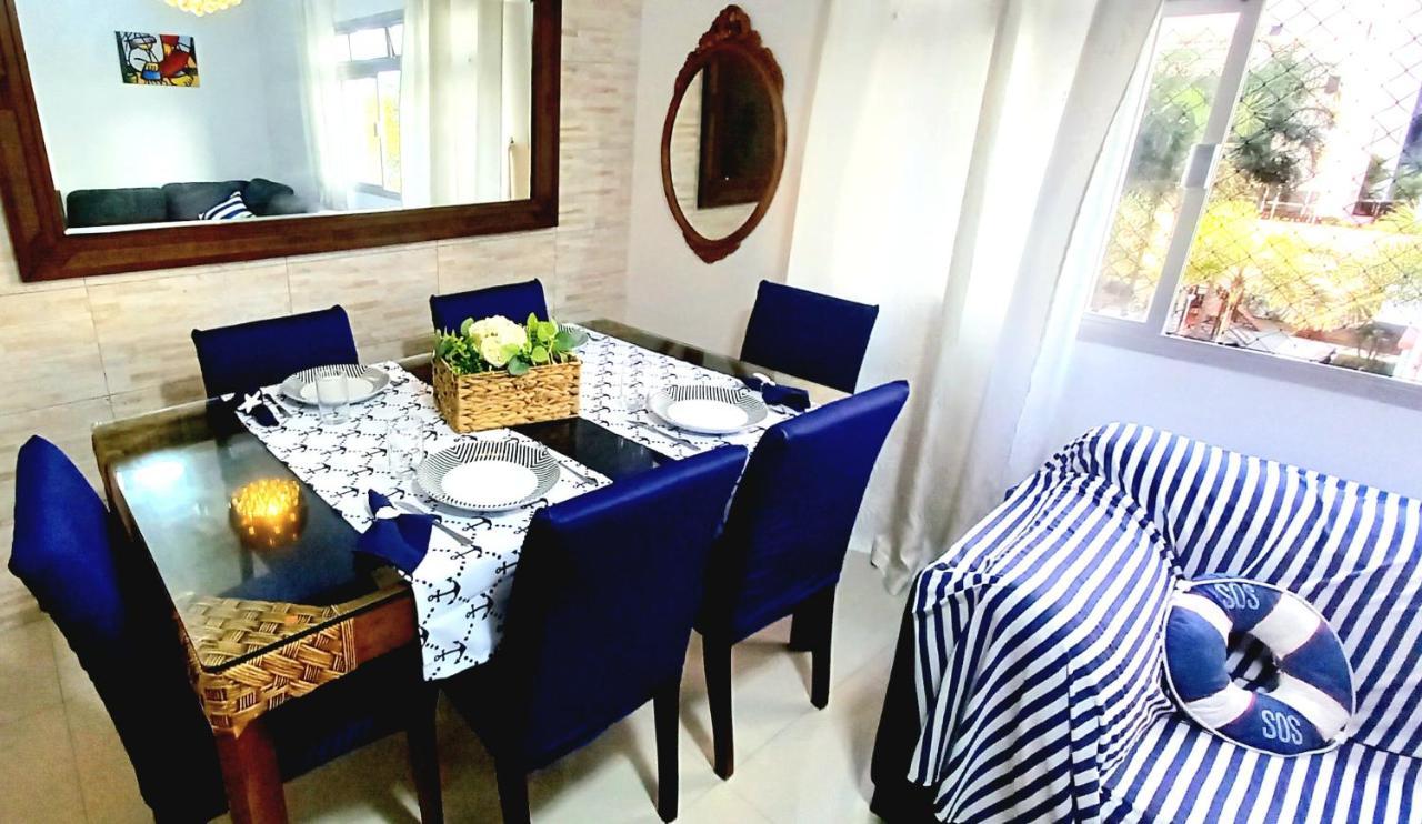 Apartamento Guaruja, Praia Asturias Aconchegante Appartement Buitenkant foto