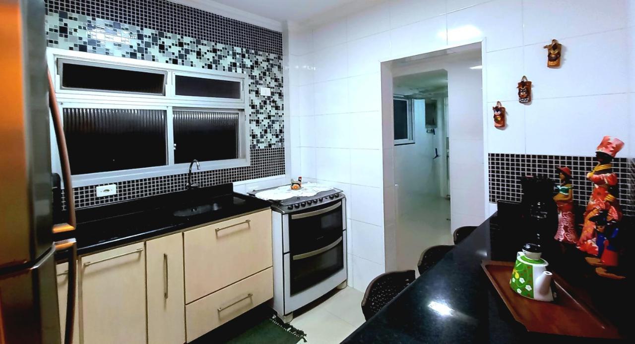 Apartamento Guaruja, Praia Asturias Aconchegante Appartement Buitenkant foto