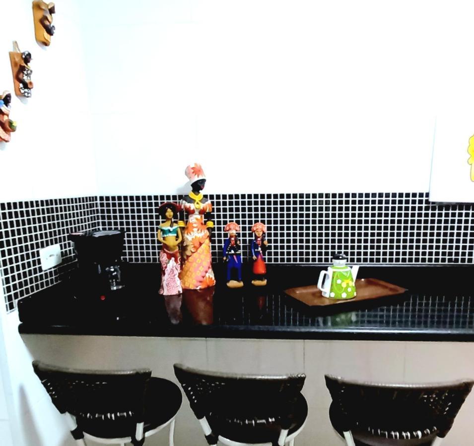Apartamento Guaruja, Praia Asturias Aconchegante Appartement Buitenkant foto