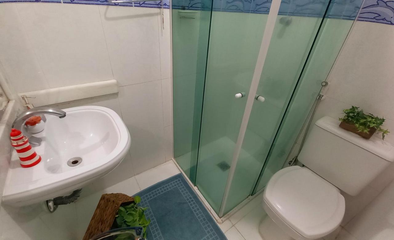 Apartamento Guaruja, Praia Asturias Aconchegante Appartement Buitenkant foto