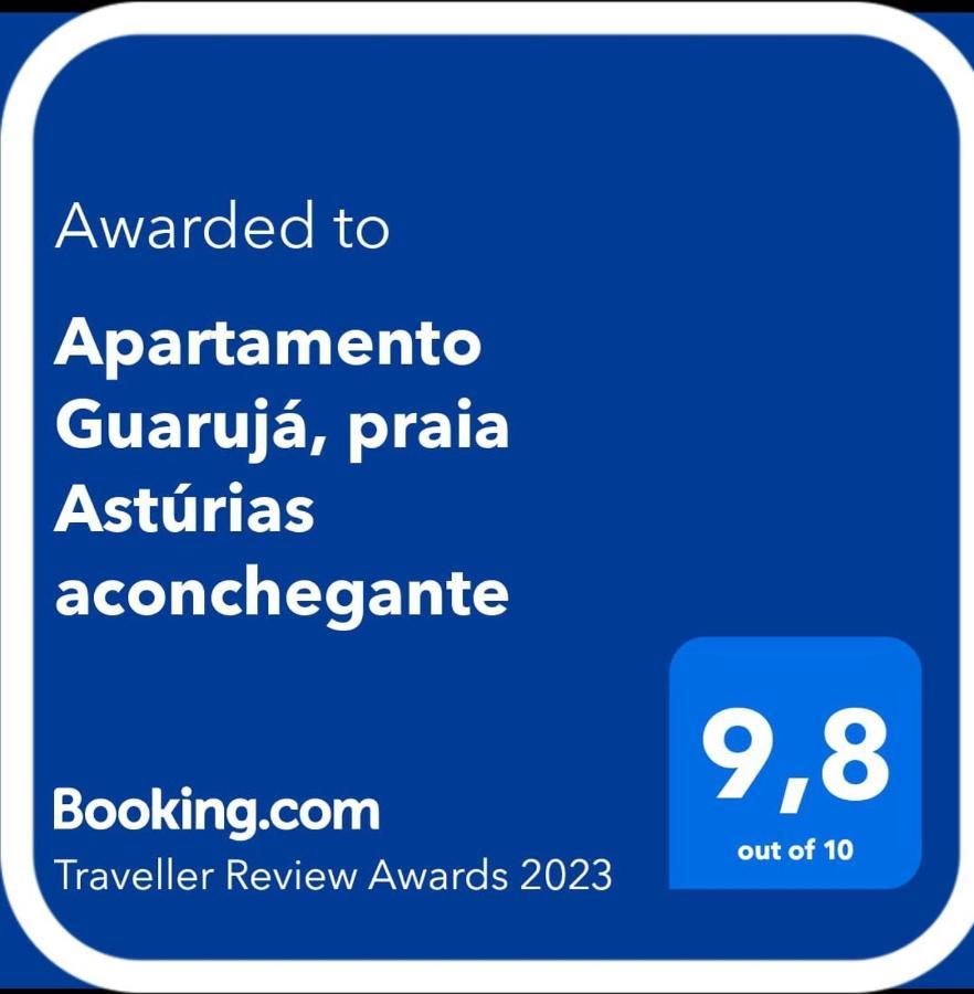 Apartamento Guaruja, Praia Asturias Aconchegante Appartement Buitenkant foto